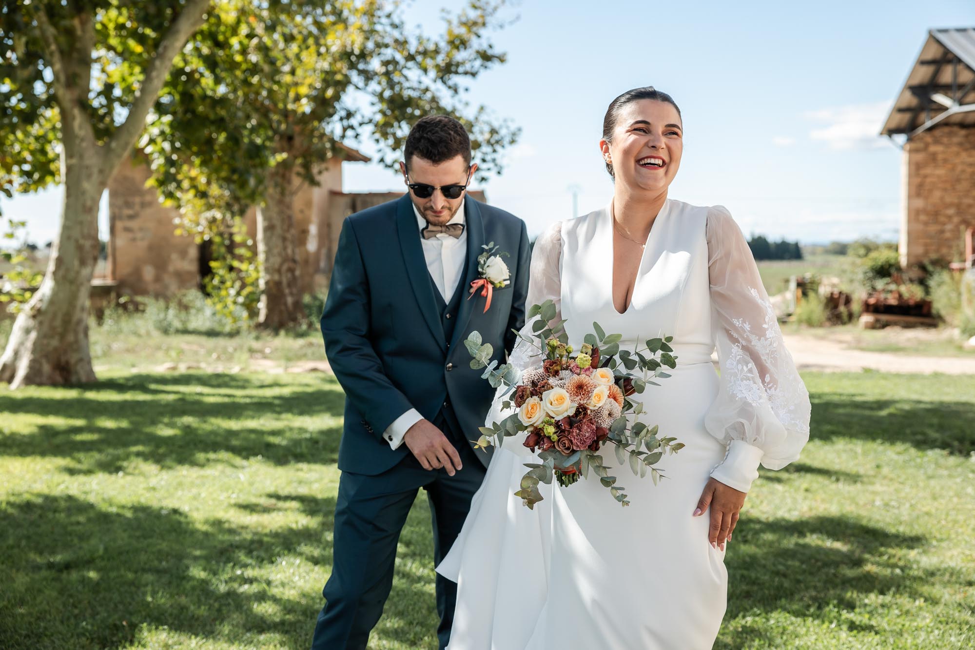 mariage moderne et elegant dans le gard