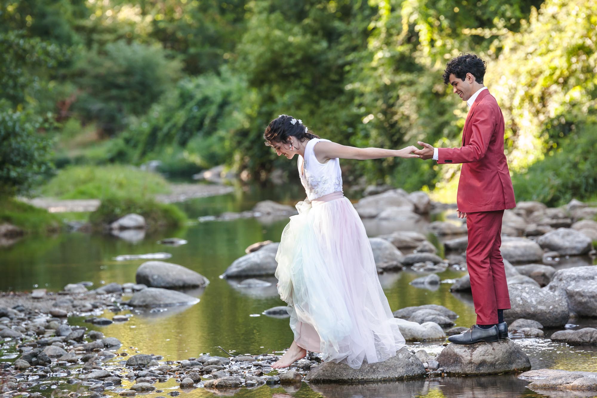 mariage à lasalle photos de couple à la riviere